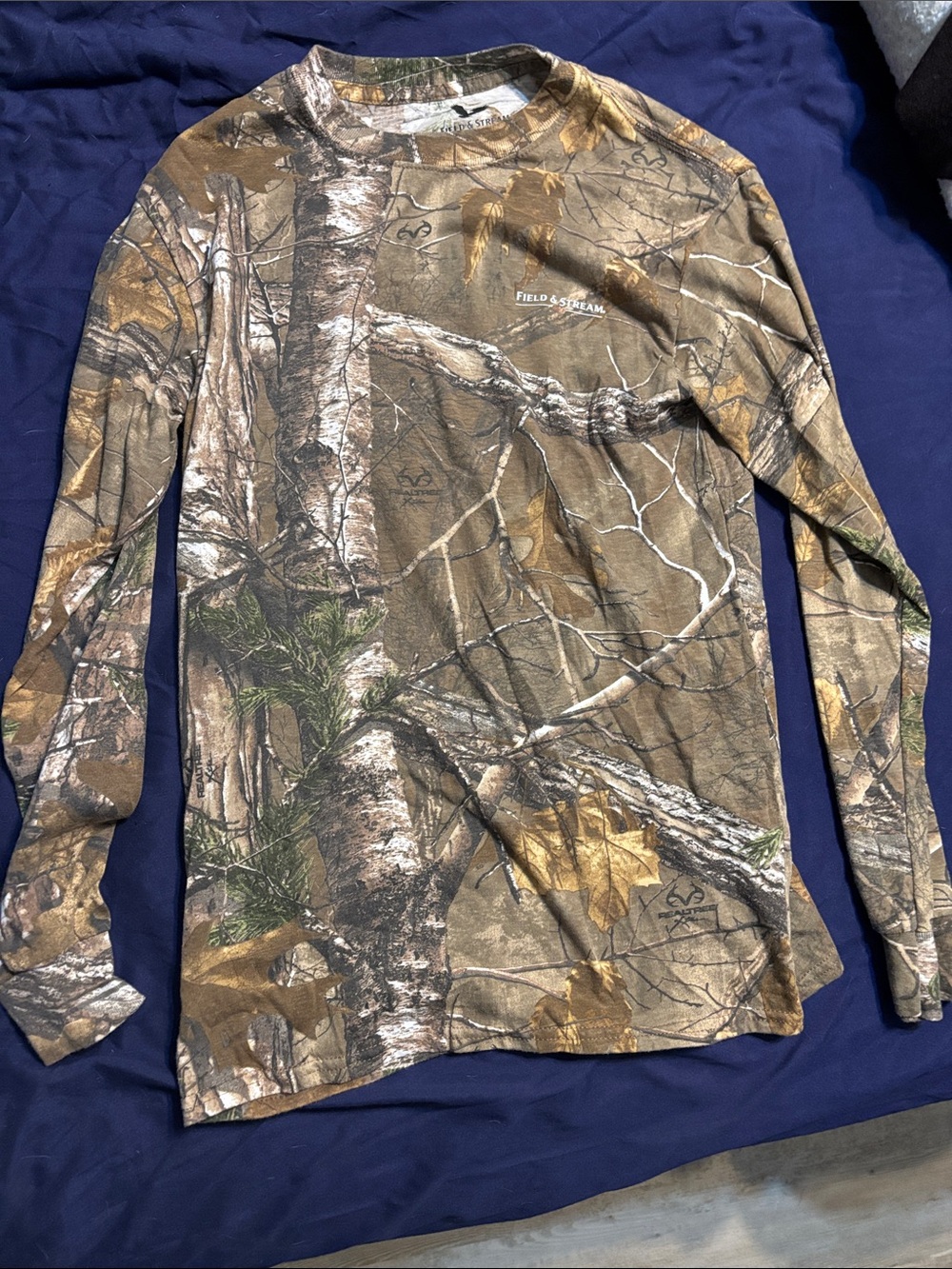 Field & Stream Men's Long Sleeve Camouflage Shirt - Brown/Green